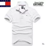 2019U tee shirt tommy hilfiger hommes genereux high-necked tommy th096 blanc